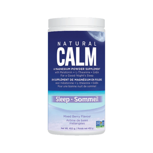 Natural Calm - Supplément de poudre de magnésium pour une bonne nuit de sommeil - Saveur de baies mélangées | 113g