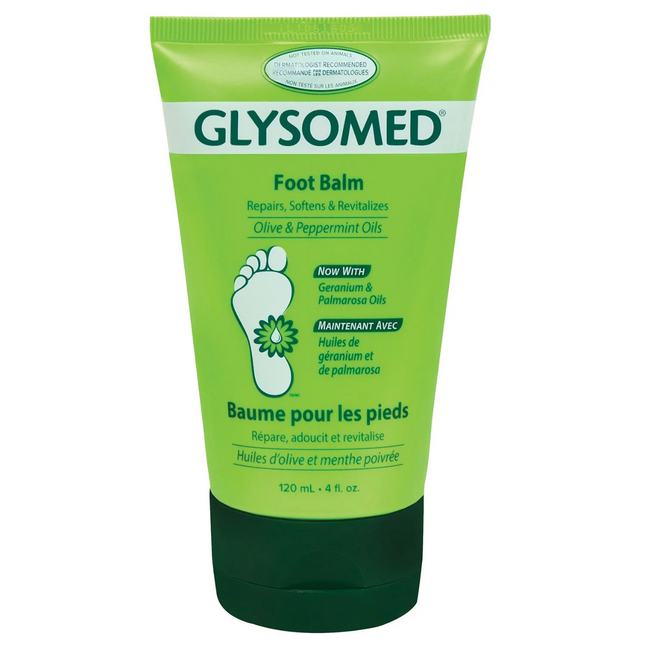 Glysomed - Foot Balm with Olive, Geranium, Palmarosa & Mint Oils | 120 ml