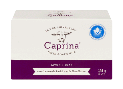 Caprina - Fresh Goat's Milk Soap Bar with Shea Butter | 141 g