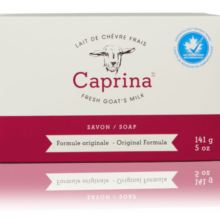 Caprina Barre de savon au lait de chèvre frais Formule originale | 141g