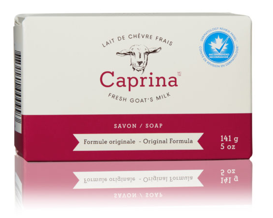 Caprina Barre de savon au lait de chèvre frais Formule originale | 141g