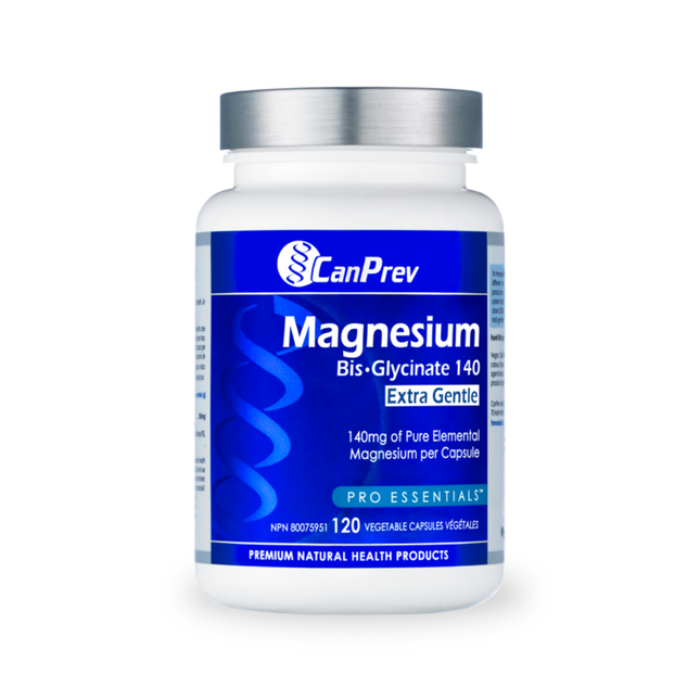 CanPrev - Magnesium Bis-Glyc 140 Extra Gentle | 120 Capsules