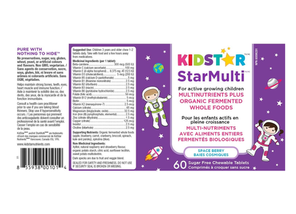 KidStar Nutrients - StarMulti Multinutrient | 60 Tablets