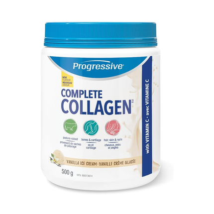Progressive - Collagène complet, glace à la vanille | 500 g