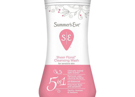 Summer's Eve - Sheer Floral 5IN1 Cleansing Wash | 266 mL