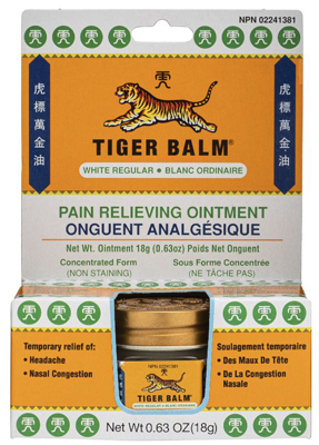 Tiger Balm White Regular Pain Relieving Ointment | 18 g