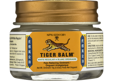 Tiger Balm - White Regular Pain Relieving Ointment | 18 g