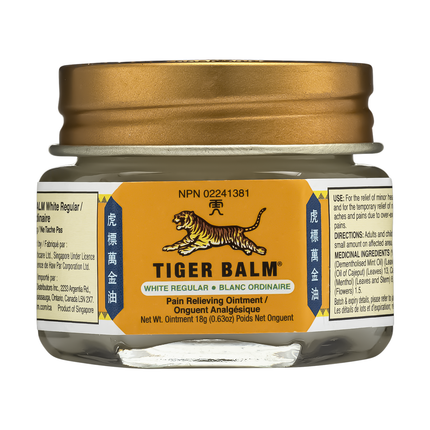 Baume du tigre – Pommade antidouleur blanche régulière | 18 g