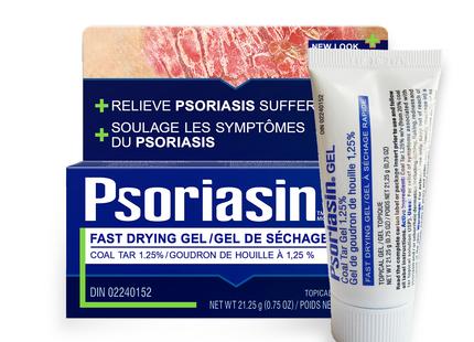 Psoriasin - Fast Drying Coal Tar Gel - For Psoriasis | 21.25 g