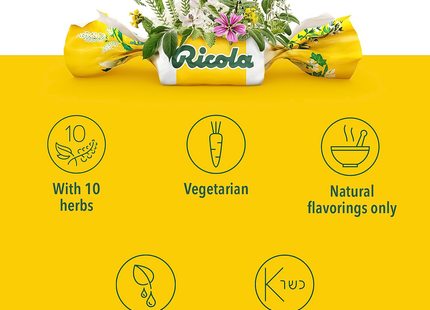 Pastilles Ricola aux herbes, paquet de 32 g