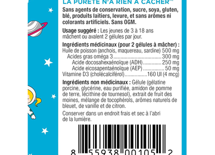 KidStar Nutrients - Omega 3 250mg DHA | 120 Tablets