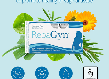 RepaGyn - Vaginal Suppositories - Hormone Free | 10 x 2 g