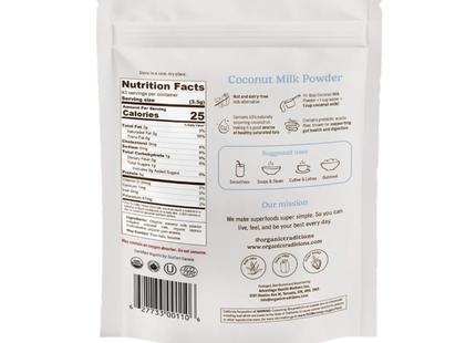 Organic Traditions - Lait de coco en poudre | 150 g
