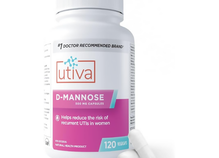 Utiva - D-Mannose 500 mg | 120 Vegicaps