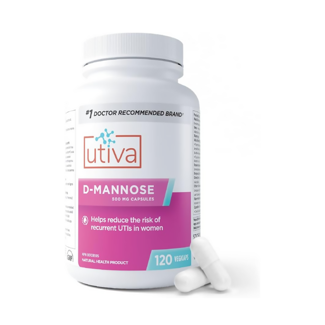 Utiva - D-Mannose 500 mg | 120 Vegicaps