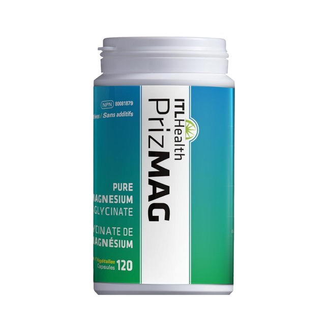 ITL Health - PrizMAG - Bisglycinate de magnésium | 120 gélules