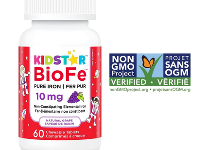 BIOFE PURE IRON À MÂCHER AU RAISIN