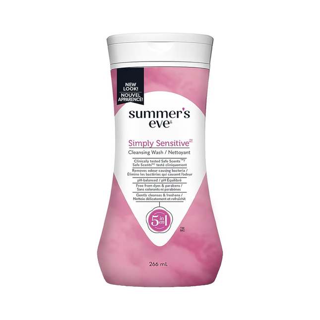 Summer's Eve - Nettoyant nettoyant 5 en 1 Simply Sensitive | 266 ml