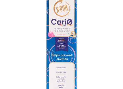 X‑PUR - Cari0 Toothpaste, Bubblegum Flavor | 100 g