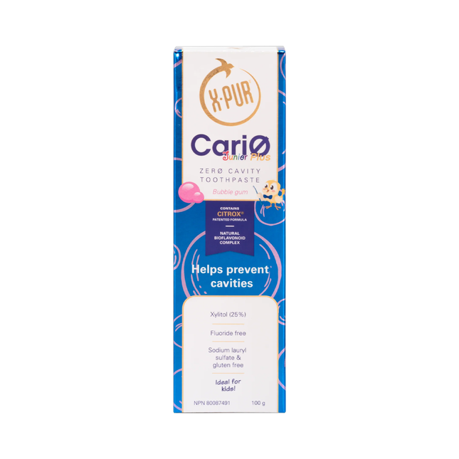 X‑PUR - Cari0 Toothpaste, Bubblegum Flavor | 100 g
