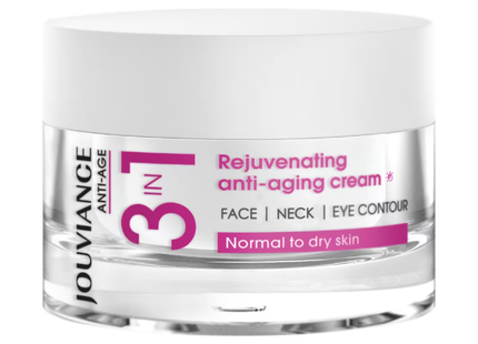 Jouviance - Anti-Age 3-in-1 Rejuvenating Anti-Aging Cream for Normal to Dry Skin | 50 mL
