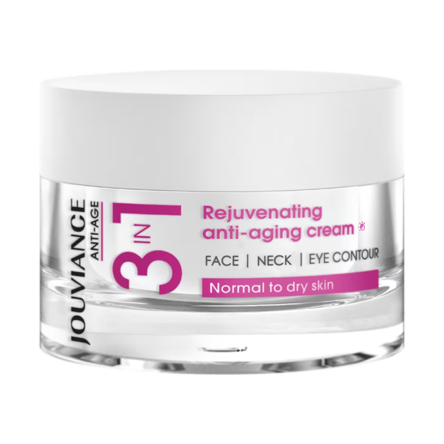 Jouviance - Anti-Age 3-in-1 Rejuvenating Anti-Aging Cream for Normal to Dry Skin | 50 mL