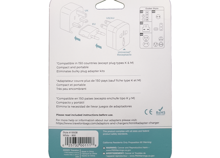 Travelon - Universal Adapter Plug | 1 Set
