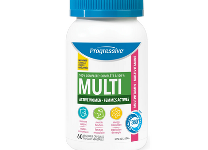 Progressive - Multi Active Women | 60 Capsules