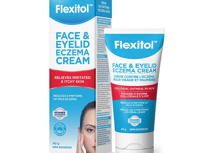 Flexitol - Face & Eyelid Eczema Cream - For Irritated & Itchy Skin | 40 g