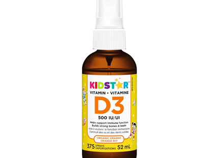 KidStar Nutrients - Vitamin D3 Spray | 52 mL