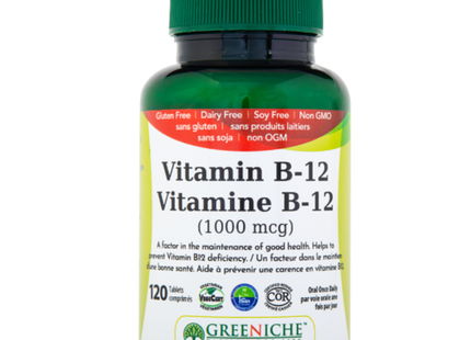 Greeniche - Vitamin B-12 1000 mcg | 120 tablets