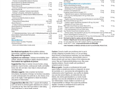 Progressive - Multi Hommes 50+ | 60 Gélules