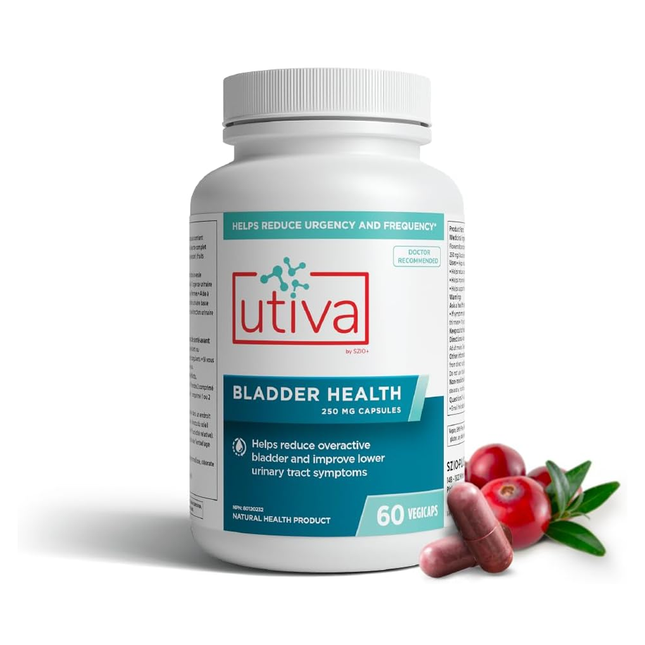 Utiva - Bladder Health 250 mg | 60 Vegicaps