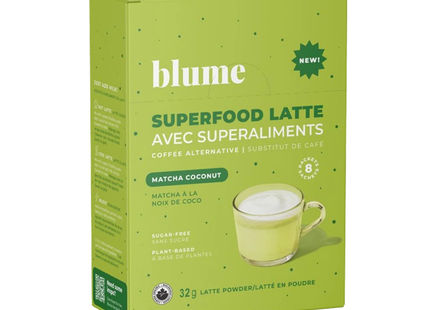 Blume - Superfood Latte, Matcha Coconut | 8 Packets