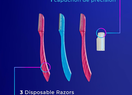 Silk - Touch Up Facial Razor | 3 Pack