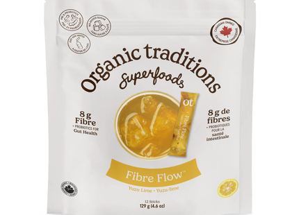 Organic Traditions - Fibre Flow Yuzu Lime | 12-Pack