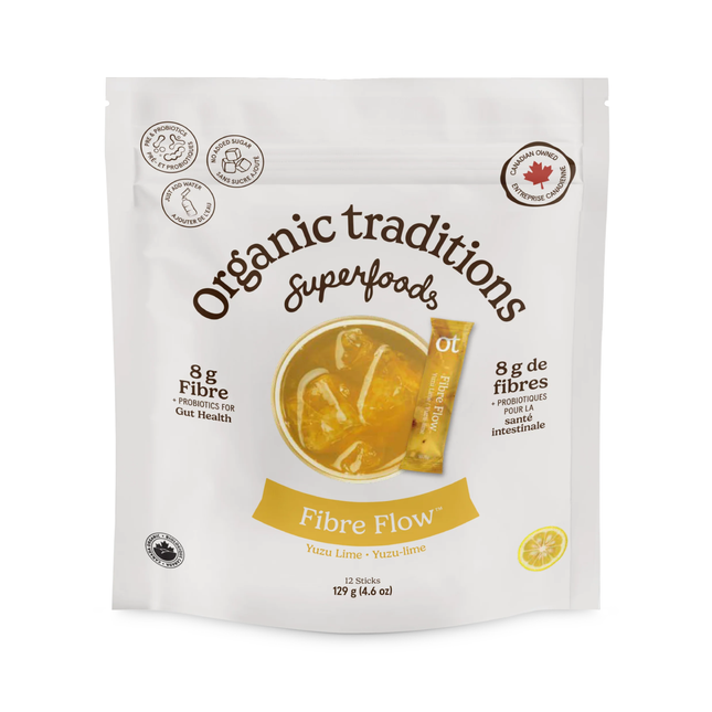 Organic Traditions - Fibre Flow Yuzu Lime | 12-Pack