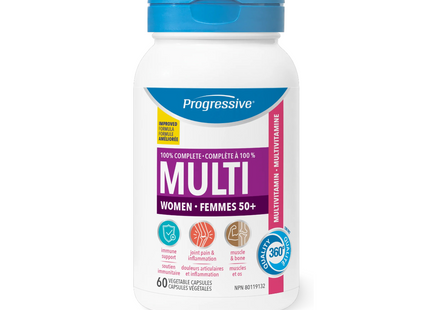 Progressive - Multi Women 50+ | 60 Capsules