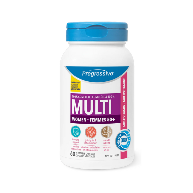 Progressive - Femme Multi 50+ | 60 Capsules