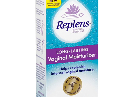 Replens Vaginal Moisturizer and Lubricant 42 Days with Reusable Applicator