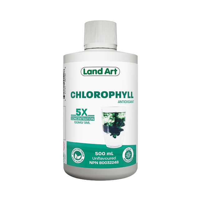 Land Art - Chlorophyll Antioxidant 5X Concentration Unflavoured | 500 mL