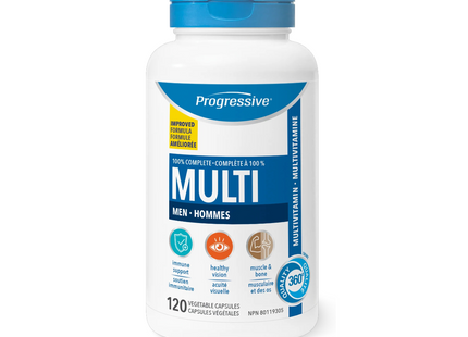 Progressive - Multi Men | 120 Capsules