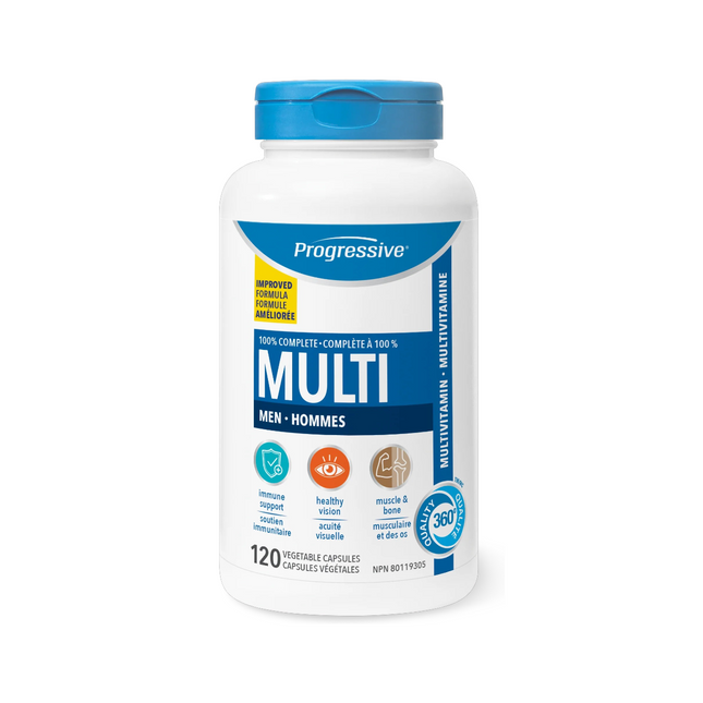 Progressive - Multi Men | 120 Capsules