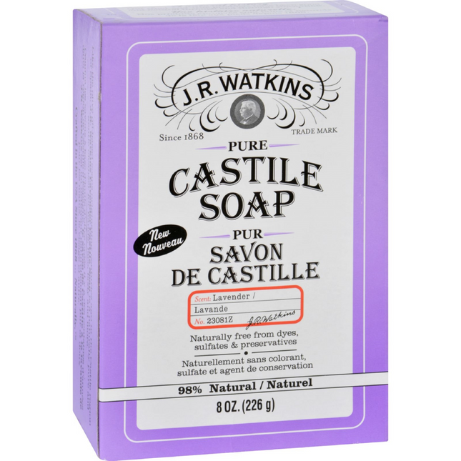 J.R. Watkins - Pure Castile Lavender Hand & Body Soap | 226 g