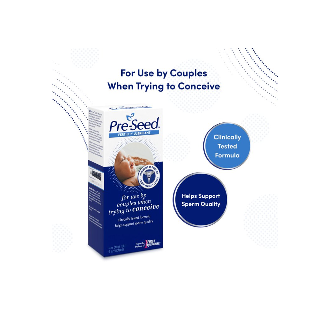 Pre-Seed by First Response Personal Lubricant - Fertility-Friendly | 4 White Cross E-Store Pre-Seed by First Response Personal Lubricant - Fertility-Friendly | 4 White Cross E-Store