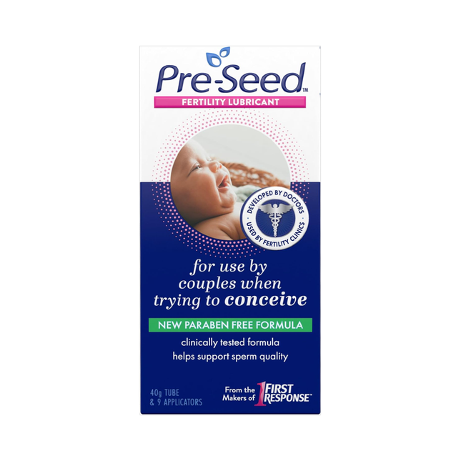 Pre-Seed by First Response - Fertility-Friendly Personal Lubricant | 40 mL Tube + 9 Applicators