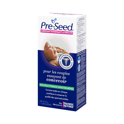 Pre-Seed par First Response – Lubrifiant personnel respectueux de la fertilité | Tube de 40 ml + 9 applicateurs