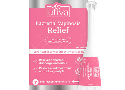 utiva - Bacterial Vaginosis Relief 4 mL | 7 Pre-Filled Applications