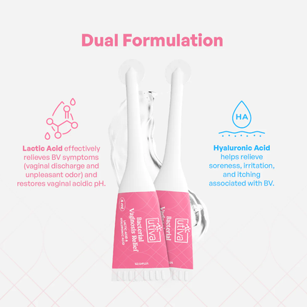 utiva - Soulagement de la vaginose bactérienne 4 ml | 7 applications préremplies