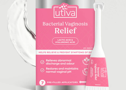 utiva - Bacterial Vaginosis Relief 4 mL | 7 Pre-Filled Applications